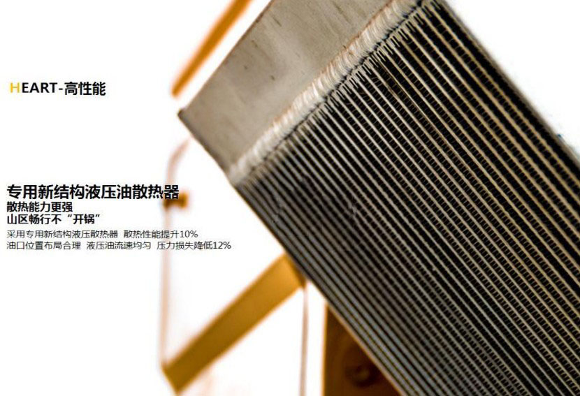 让球网20吨吊车的高性能散热器