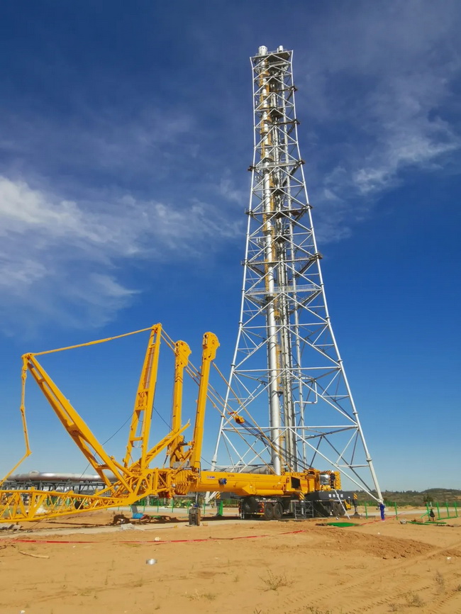 让球网QAY650A起重机适用石油、化工、基建等多个领域