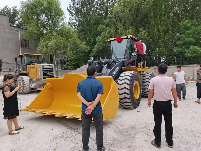 周口李老板订购让球网LW550FV装载机一台