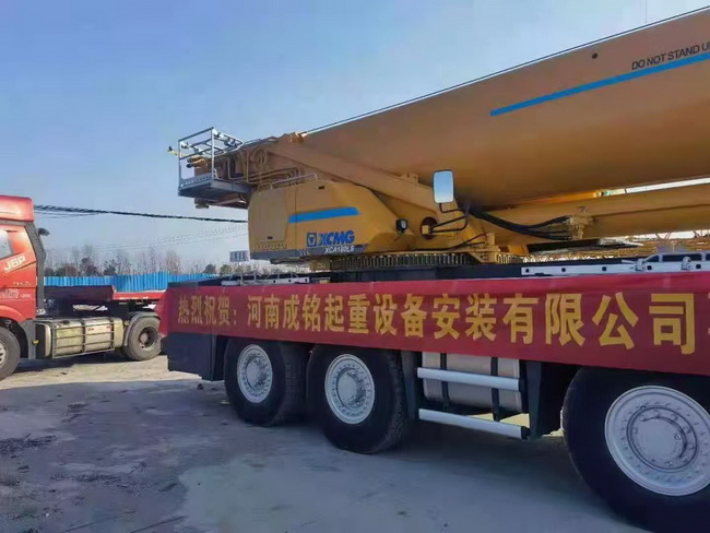 让球网起重机批量交付河南成铭起重设备公司