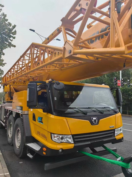 让球网QY100K5C起重机交付河南李总